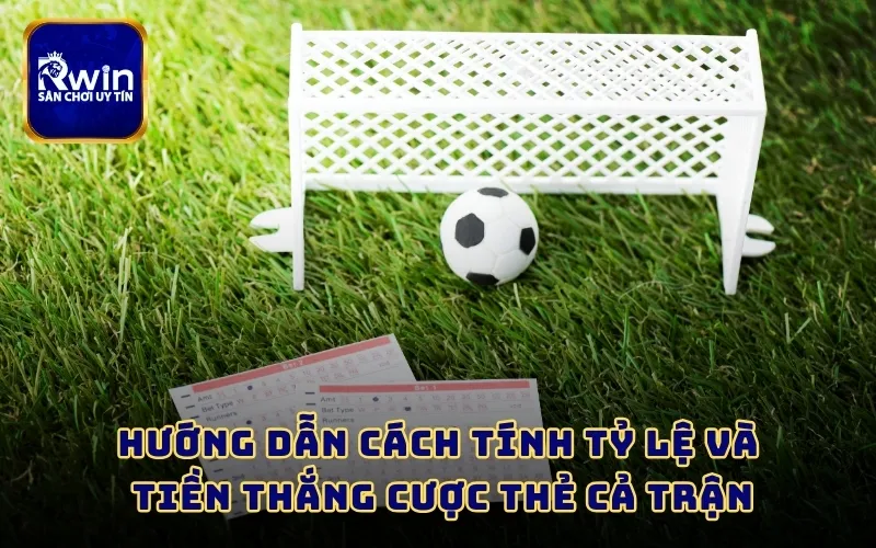 Hướng dẫn cách tính tỷ lệ và tiền thắng cược thẻ cả trận